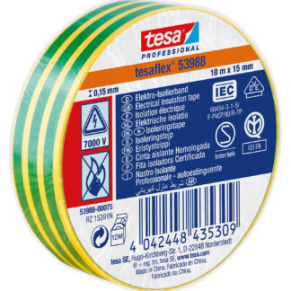 Nastro isolante elettrico Tesa Tesa 53988 in PVC morbido, 15mm x 10m x 150mm