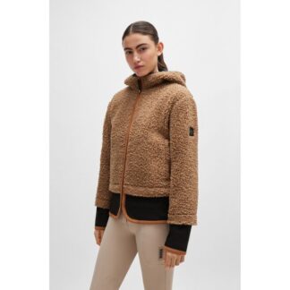 BOSS Equestrian FW'24 Hybrid Teddy Puffer Jacket
