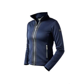 Equestrian Stockholm Fleece Jacket Navy/Silver