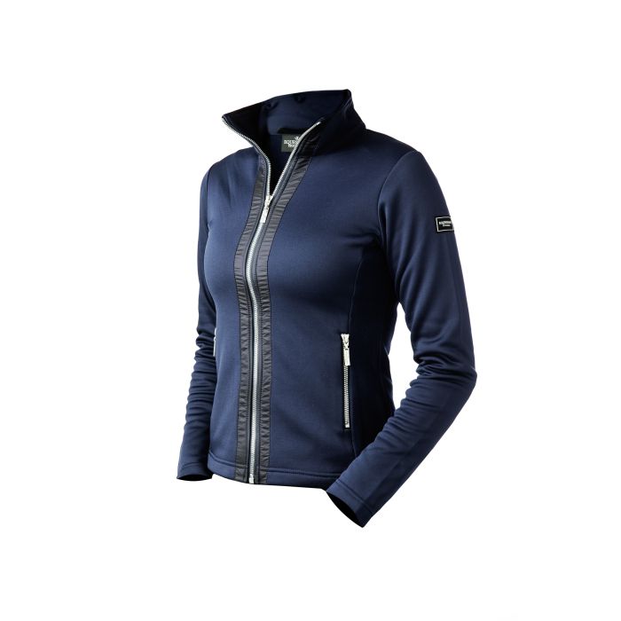 Equestrian Stockholm Fleece Jacket Navy/Silver