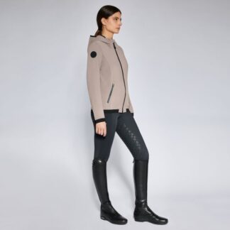 Cavalleria Toscana SS'24 CT Perforated Jersey Hooded Softshell Jacket Woman