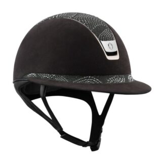 Samshield 2.0 Miss Shield Black Alcantara Crystal intarsia top frontalband