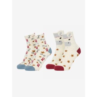 LeMieux FW'24 Mini Character Socks 2 pack Show Pony