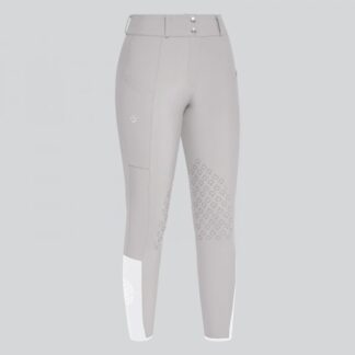 Cavalleria Toscana SS'24 CT Perforated Insert Knee Grip Breeches Woman