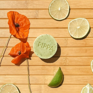 PIPPA Scrub Body Bar Poppy Seed & Lime