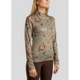 Montar FW'24 Polo Haily Bridle Print Long Sleeve