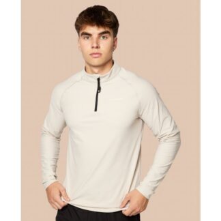 C'MON STUDIO Mens Quater Zip Longsleeve Shirt W. Reflective Print