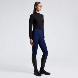 Cavalleria Toscana SS25 CT Jersey L/S Training Polo 3D Stamp Logo Women