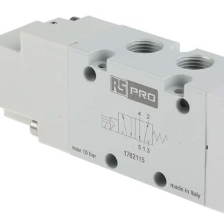 Elettrovalvole per pneumatica RS PRO, G 1/8, funzione 5/2 Monostable, azionamento Solenoide