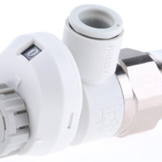 Regolatore di velocità SMC serie AS, ingresso R 3/8 Maschio, uscita tubo 8mm