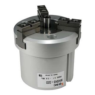 Pinza pneumatica, SMC MHSH3-50D, serie MHSH3, 3 dita, Doppio effetto, 0,6 MPa max, presa parallela