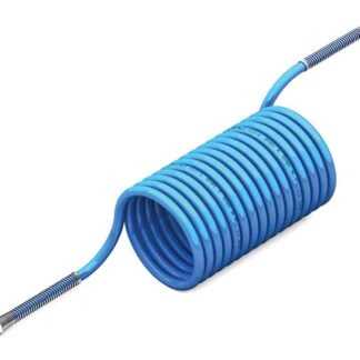 Tubo spiralato RS PRO in PA, L. 5m max, Øint 9mm, Øest 12mm, col. Rosso