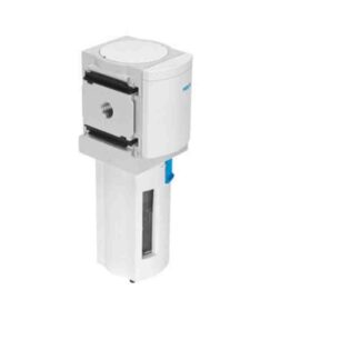 Filtro pneumatico Festo MS6-LFM-1/2-BRM, filtrazione 1μm, portata max 950L/min, attacco G 1/2, scarico Manuale