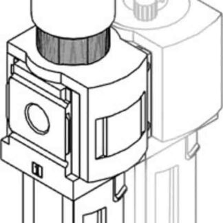 Filtro regolatore Festo MS, attacco G 1/2, filtrazione 40μm