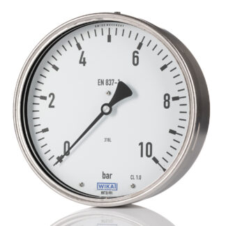 Manometro WIKA, -1bar → 1.5bar max, G 1/4, Ø est. 63mm