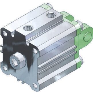 Cilindro pneumatico compatto SMC CQS, Doppio effetto, foro da 25mm, corsa 15mm, 1 MPa max