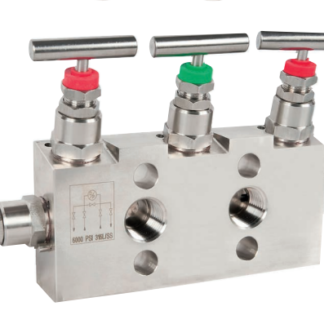 Manifold idraulico WIKA, serie IV3X, 1 stazioni, 420 bar max