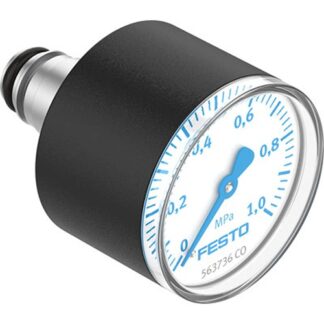 Manometro Festo, 0bar → 10bar max, 10 mmpoll, Ø est. 26mm