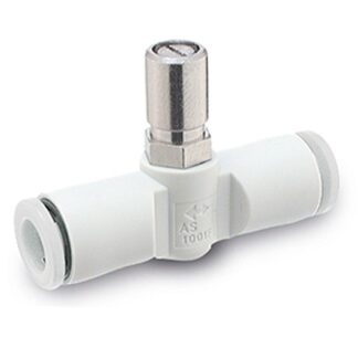 Regolatore di velocità SMC serie AS, ingresso tubo 6mm