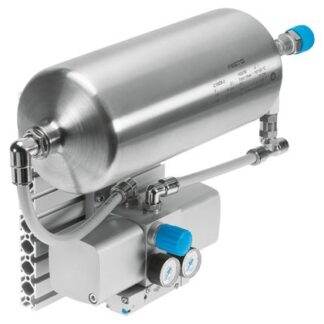 Regolatore/booster pneumatico Festo DPA-40-10-CRVZS2, attacco KD4, QS-10, Silenziatore