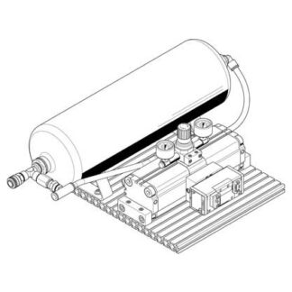 Regolatore/booster pneumatico Festo DPA-63-16-CRVZS20, attacco KD4, QS-12, Silenziatore