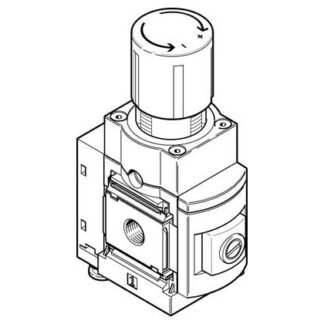 Regolatore, Festo MS6-LRPB-1/2-D5-A8, serie SIG.RA, ingresso G 1/2, 14bar max