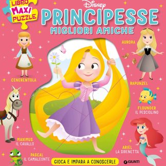 Libro Maxi Puzzle Disney Principesse Migliori amiche