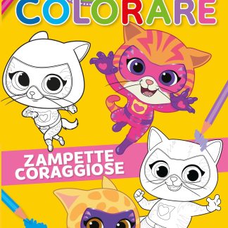 Super Kitties Primo album da colorare