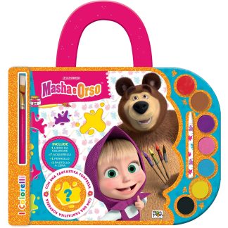 Masha e Orso. I colorelli. Valigetta con acquerelli