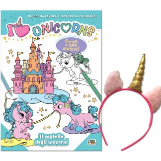 I Love Unicorns. Activity Book. Il Castello degli Unicorni + Cerchietto